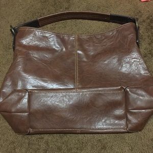 Axcess-A Liz Claiborne Co brown hobo bag purse